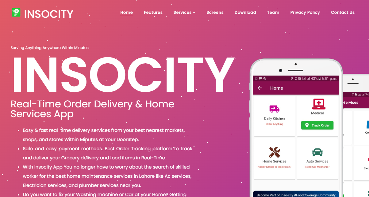 project build by coderplus | insocity